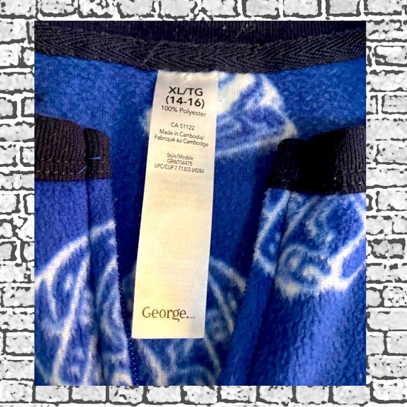 George Youth XL blue Onsie - Picture 3 of 4